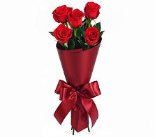 Букет 5 Красных роз Эдлесс Лав в Оленегорске