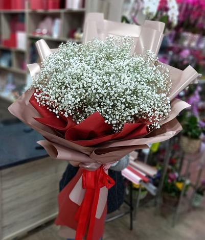 Букет цветов из: Гипсофила в Оленегорске