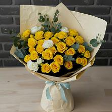 Букет цветов из:  Розы в Оленегорске