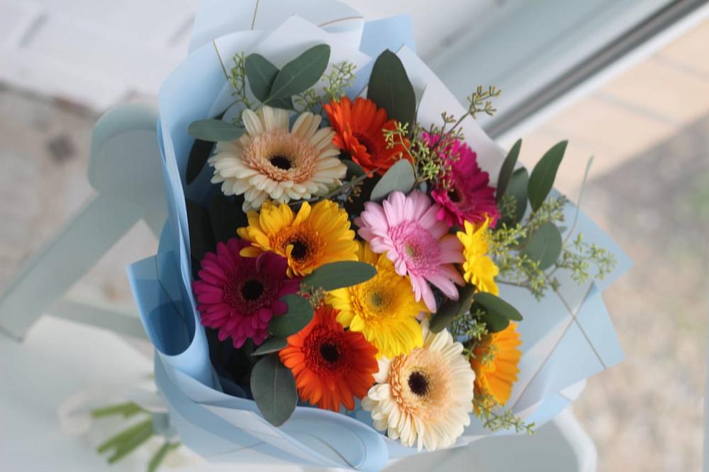 Букет цветов из: Герберы в Оленегорске