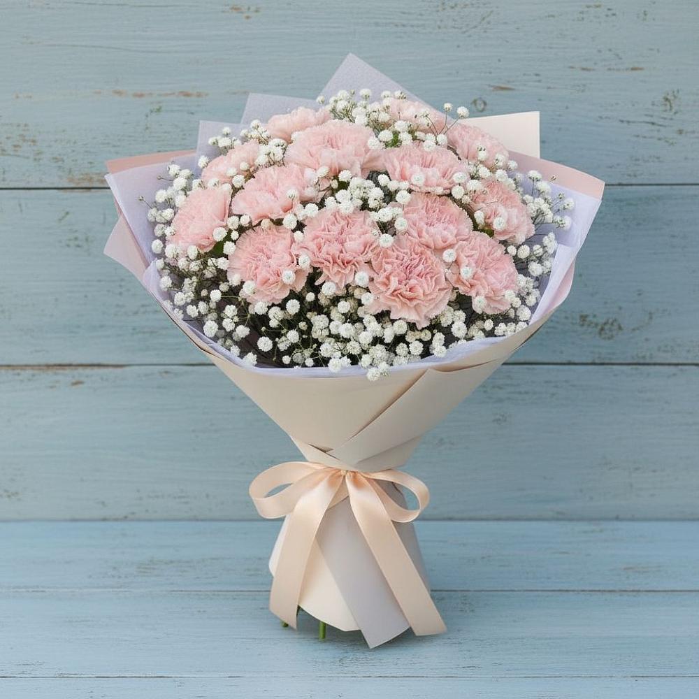 Букет цветов из: Гвоздики в Оленегорске