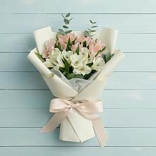 Букет цветов из:  Альстромерии #REPLACE_PRED# Оленегорске
