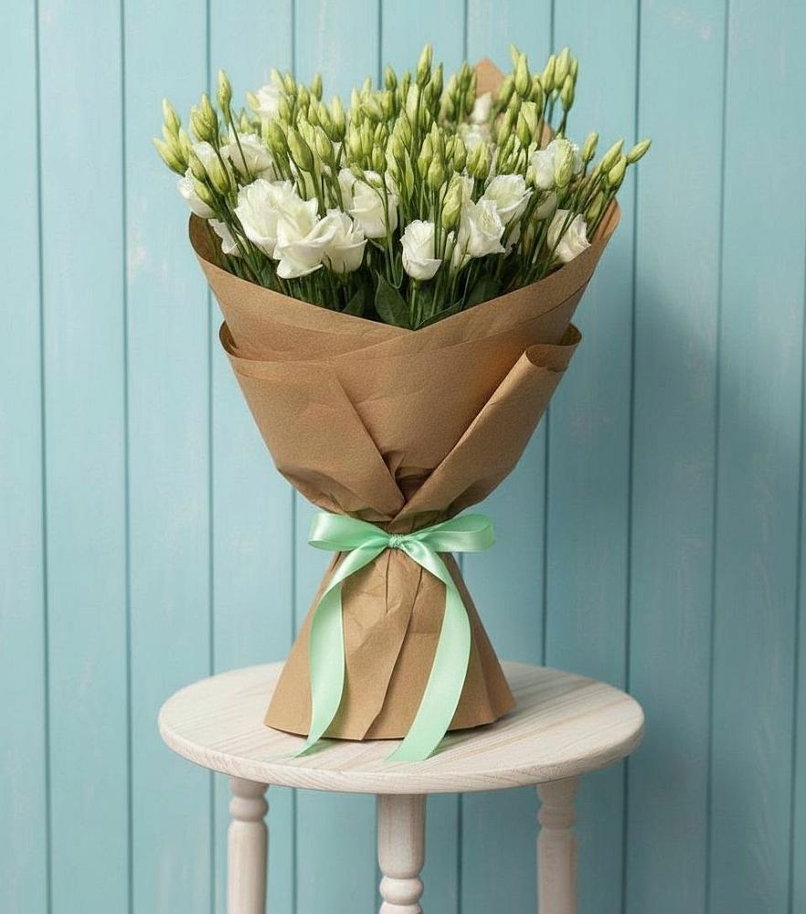 Букет цветов из: Лизиантусы в Оленегорске