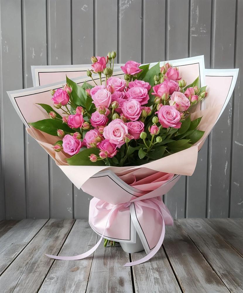 Букет Розовый кустик в Оленегорске