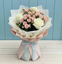 Букет цветов из:  Розы в Оленегорске