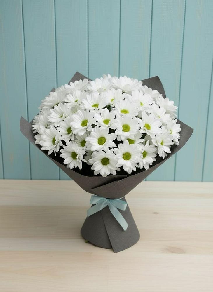 Букет цветов из: Хризантемы в Оленегорске