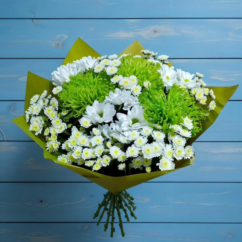 Букет цветов из: Хризантемы в Оленегорске