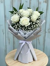 Букет цветов из:  Розы в Оленегорске