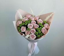 Букет цветов из:  Розы и Хризантемы в Оленегорске