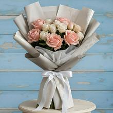 Букет цветов из:  Розы #REPLACE_PRED# Оленегорске