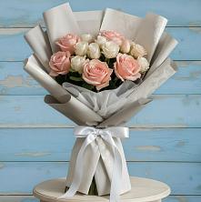 Букет цветов из:  Розы в Оленегорске