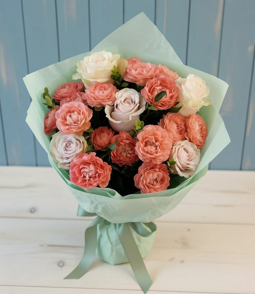 Букет цветов из: Розы в Оленегорске