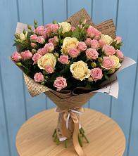 Букет цветов из:  Розы в Оленегорске