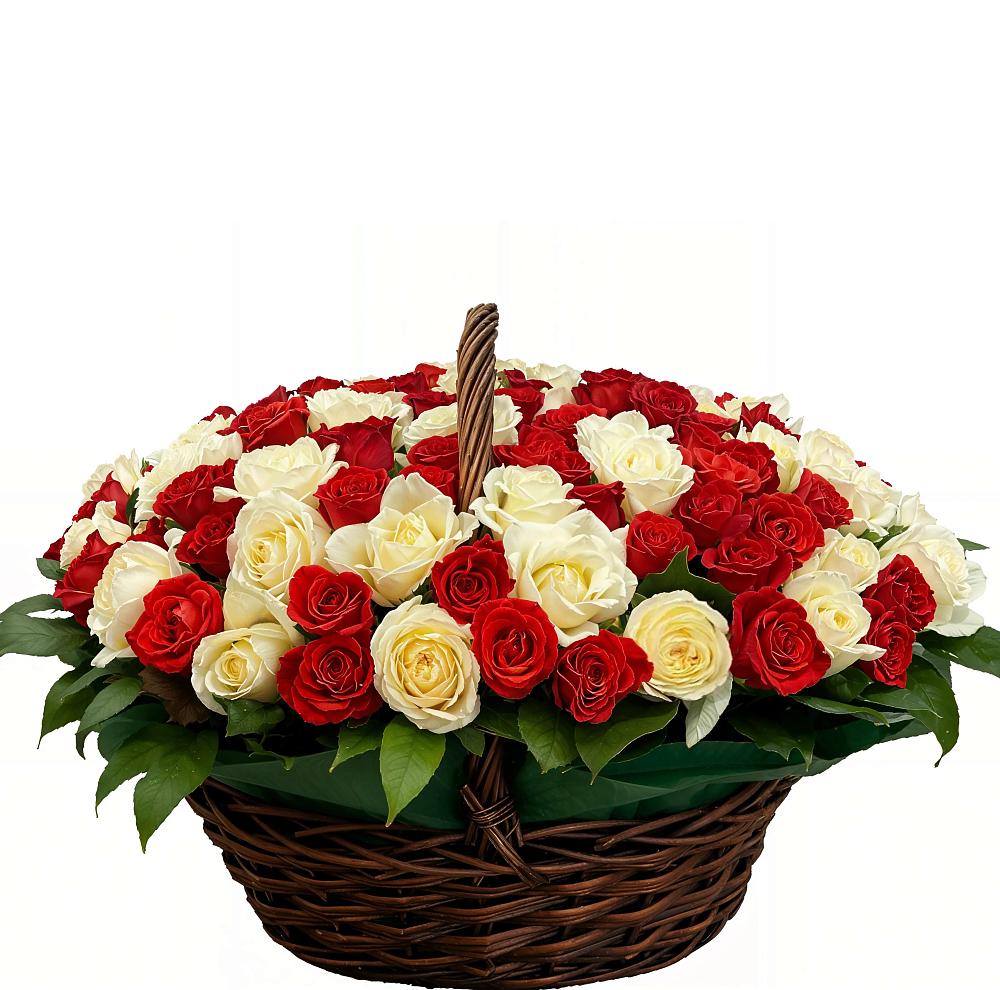 Премиум букет из: Розы в Оленегорске