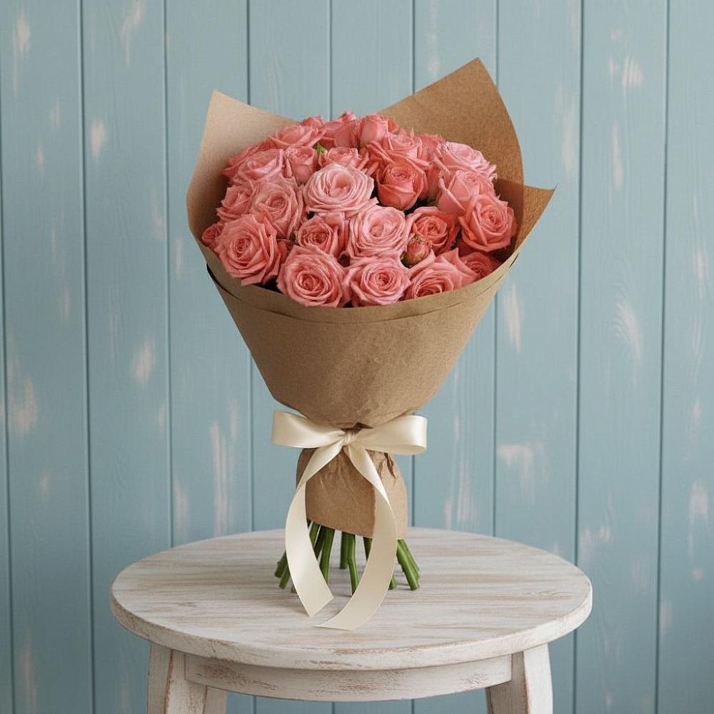 Букет цветов из: Розы в Оленегорске