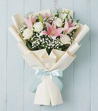 Букет цветов из:  Лилии в Оленегорске